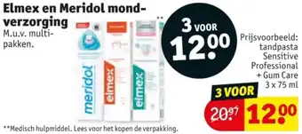 Kruidvat Elmex en Meridol mondverzorging aanbieding