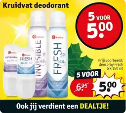 Kruidvat Kruidvat deodorant aanbieding