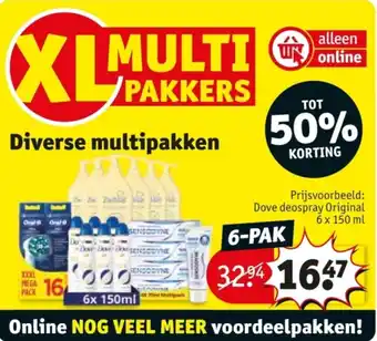 Kruidvat Diverse multipakken aanbieding