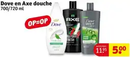 Kruidvat Dove en Axe douche aanbieding