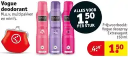 Kruidvat Vogue deodorant aanbieding