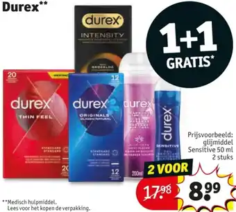 Kruidvat Durex aanbieding