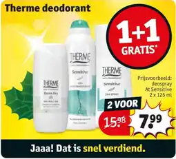 Kruidvat Therme deodorant aanbieding