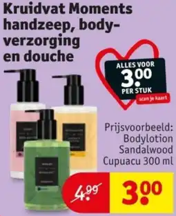 Kruidvat Kruidvat Moments handzeep, bodyverzorging en douche aanbieding