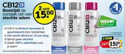 Kruidvat Keuze uit het hele assortiment CB12 mondwater. aanbieding