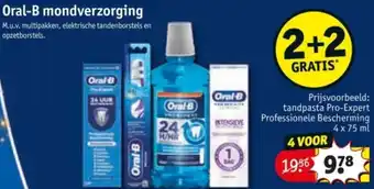Kruidvat Oral-B mondverzorging aanbieding