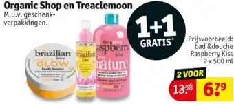 Kruidvat Organic Shop en Treaclemoon aanbieding