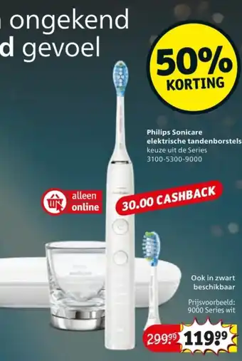 Kruidvat Philips Sonicare elektrische tandenborstels aanbieding