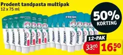 Kruidvat Prodent tandpasta multipak aanbieding