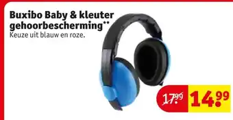 Kruidvat Buxibo Baby & kleuter gehoorbescherming aanbieding