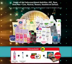 Kruidvat Keuze uit het hele assortiment Andrélon, AXE, Dove, Dove Men + Care, Neutral, Rexona, Vaseline en Zwitsal. aanbieding