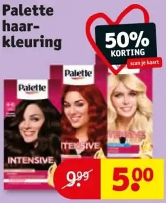 Kruidvat Palette haarkleuring aanbieding