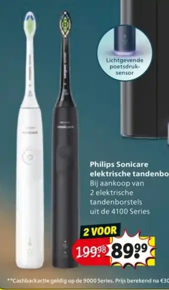 Kruidvat Philips Sonicare elektrische tandenborstel aanbieding