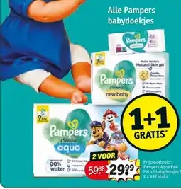 Kruidvat Alle Pampers babydoekjes aanbieding