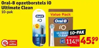 Kruidvat Oral-B opzetborstels i0 Ultimate Clean aanbieding