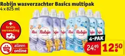 Kruidvat Robijn wasverzachter Basics multipak aanbieding