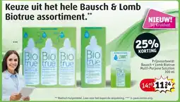 Kruidvat Keuze uit het hele Bausch & Lomb Biotrue assortiment. aanbieding
