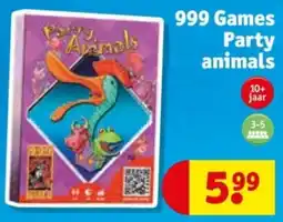 Kruidvat 999 Games Party animals aanbieding