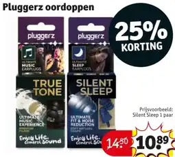 Kruidvat Pluggerz oordoppen aanbieding