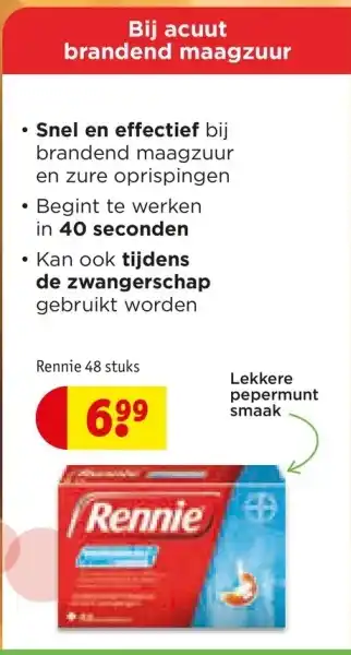 Kruidvat Rennie aanbieding