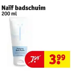 Kruidvat Naïf badschuim aanbieding