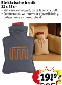 Kruidvat Elektrische kruik aanbieding