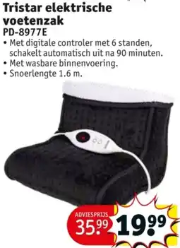 Kruidvat Tristar elektrische voetenzak PD-8977E aanbieding
