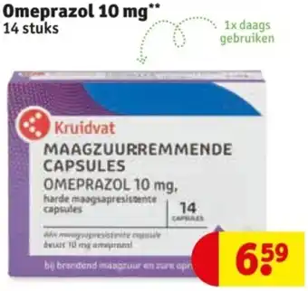 Kruidvat Omeprazol 10 mg aanbieding