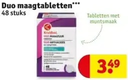Kruidvat Duo maagtabletten aanbieding