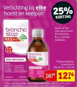 Kruidvat Keuze uit het hele assortiment Bronchostop. aanbieding
