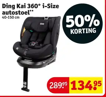 Kruidvat Ding Kai 360° i-Size autostoel aanbieding