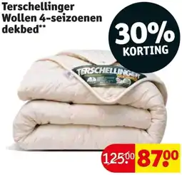Kruidvat Terschellinger Wollen 4-seizoenen dekbed aanbieding