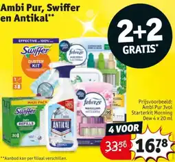 Kruidvat Ambi Pur, Swiffer en Antikal aanbieding