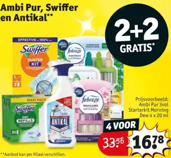 Kruidvat Ambi Pur, Swiffer en Antikal aanbieding