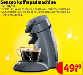 Kruidvat Senseo koffiepadmachine HD7806/50 aanbieding