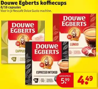 Kruidvat Douwe Egberts koffiecups aanbieding