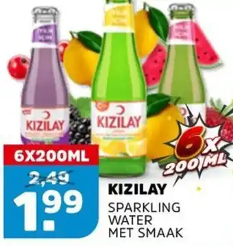 Sahan Supermarkten Kizilay sparkling water met smaak aanbieding