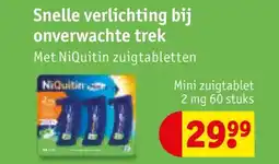 Kruidvat NiQuitin Mini zuigtablet 2 mg aanbieding