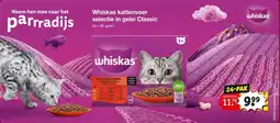 Kruidvat Whiskas kattenvoer selectie in gelei Classic aanbieding
