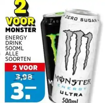 Sahan Supermarkten Monster energy drink aanbieding