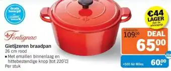 Albert Heijn Gietijzeren braadpan aanbieding