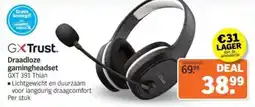 Albert Heijn Draadloze gamingheadset GXT 391 Thian aanbieding