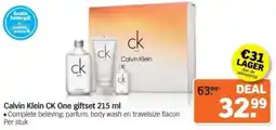 Albert Heijn Calvin Klein CK One giftset aanbieding