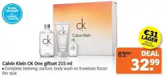 Albert Heijn Calvin Klein CK One giftset aanbieding