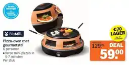 Albert Heijn BluMill Pizza-oven met gourmetstel aanbieding
