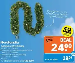 Albert Heijn Nordlandia Guirlande met verlichting aanbieding