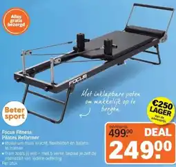 Albert Heijn Beter sport Focus Fitness Pilates Reformer aanbieding