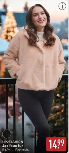 ALDI Up2fashion jas faux fur aanbieding