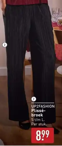 ALDI Up2fashion Plissé Broek aanbieding