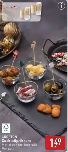ALDI Crofton Cocktailprikkers aanbieding